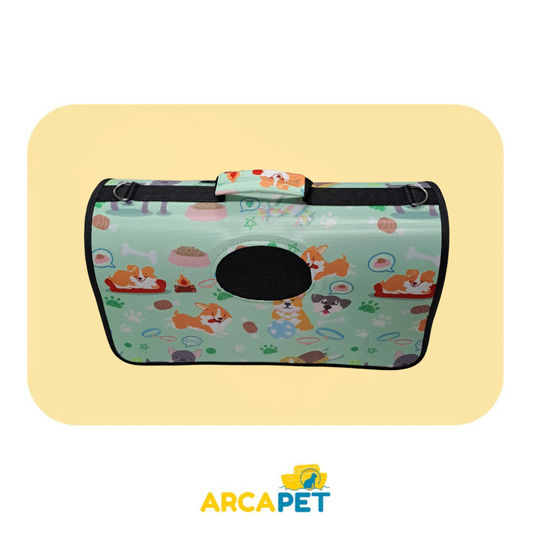 Transportador Bolso Verde 47x20cm