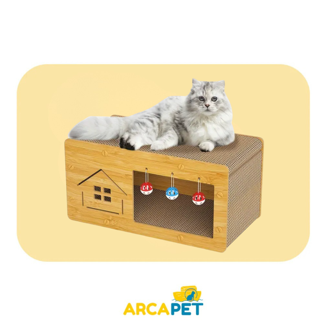 Rascador casa 60x28x29cm