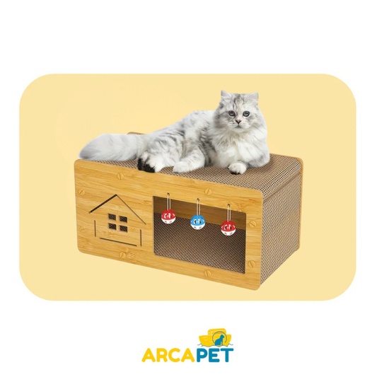 Rascador casa 60x28x29cm