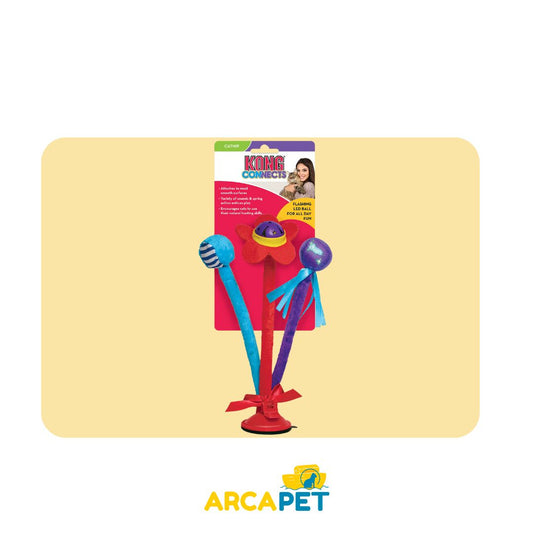 Juguete Gato Kong Conecta Bat N Spring