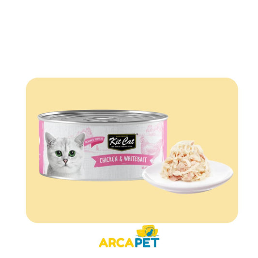 Lata Kit Cat Deboned Toppers Chicken Whitebait 80gr