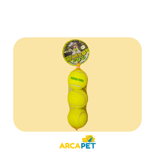 Pelota Turbo Dog Tenis 3Un