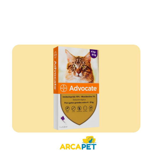 Pipeta Advocate Gatos 1 Un. (4-8 Kg)