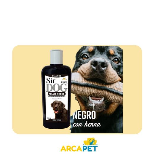 Shampoo Sir Dog Black Pelaje Negro