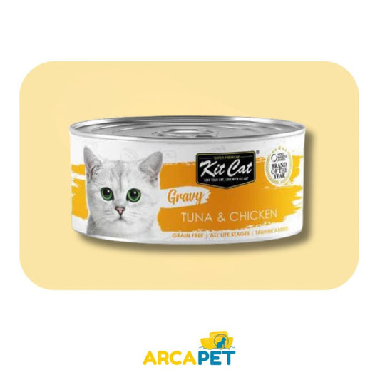Lata Kit Cat Atun y pollo 70gr