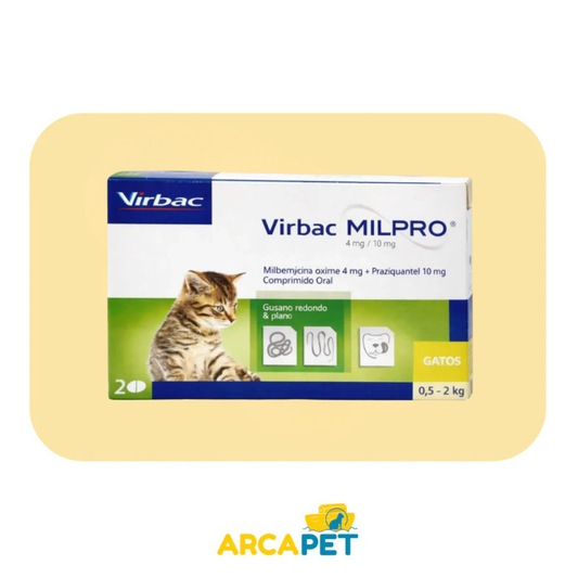 Virbac Milpro Gatitos 4mg 0.5-2kg 2 comp