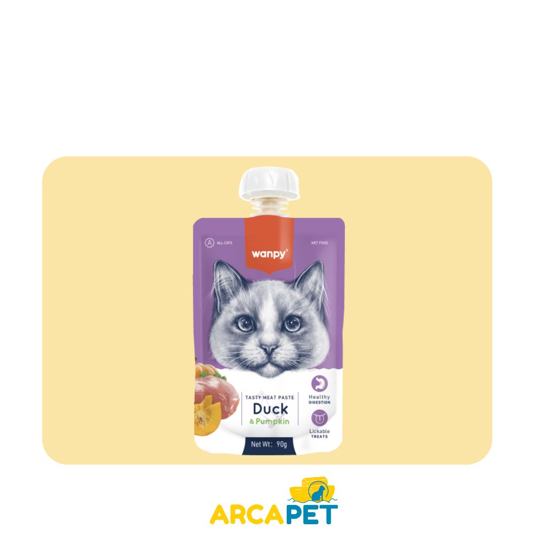 Wanpy Cat Pasta De Pato Y Calabaza 90 Gr